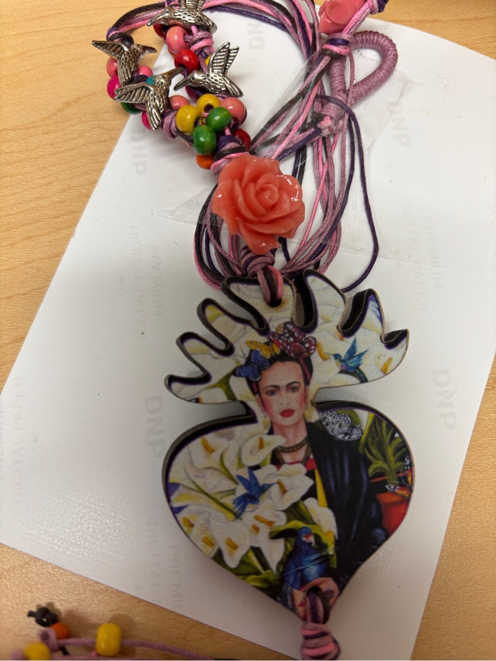 FRIDA bag charm or Necklace